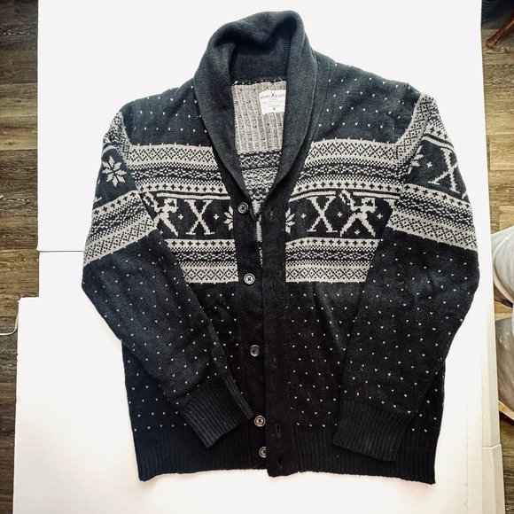 Mark Ecko men’s cardigan sweater. But in front. Size medium - Picture 1 of 6